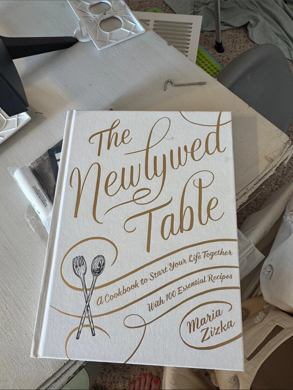 The Newlywed Table Cookbook - White & Gold